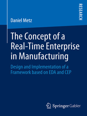 cover image of The Concept of a Real-Time Enterprise in Manufacturing